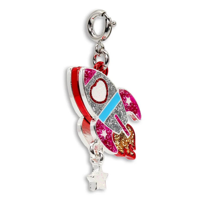Charm It Glitter Rocket Charm