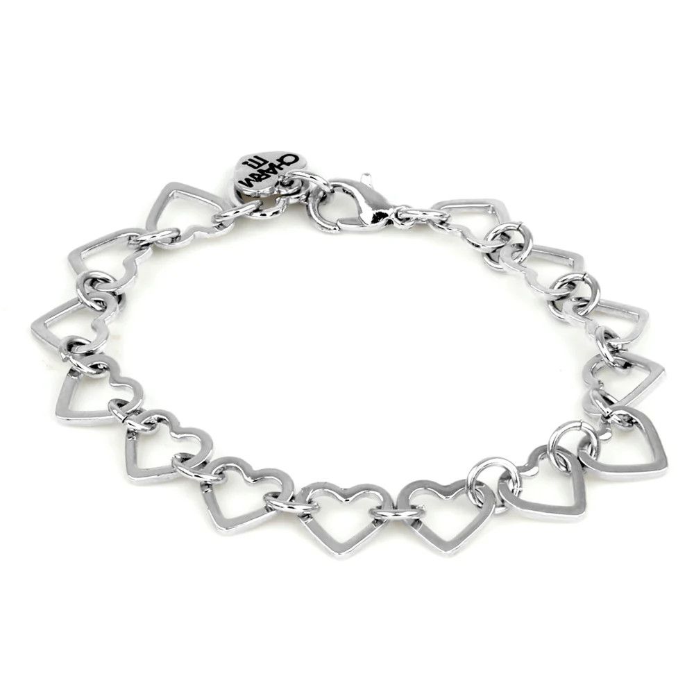 Charm It Bracelets Silver Heart