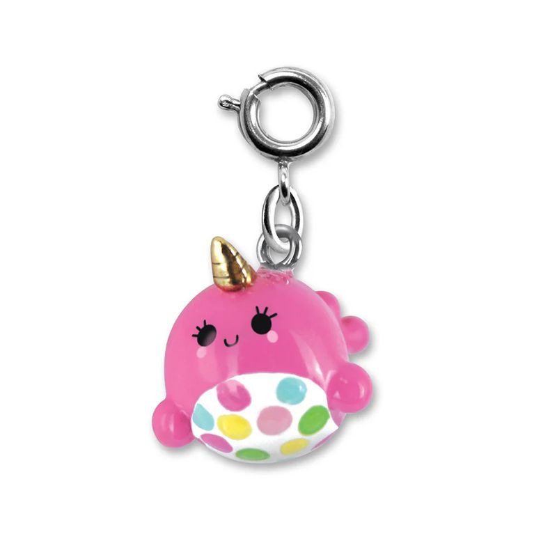 Charm It Pink Narwhal Charm