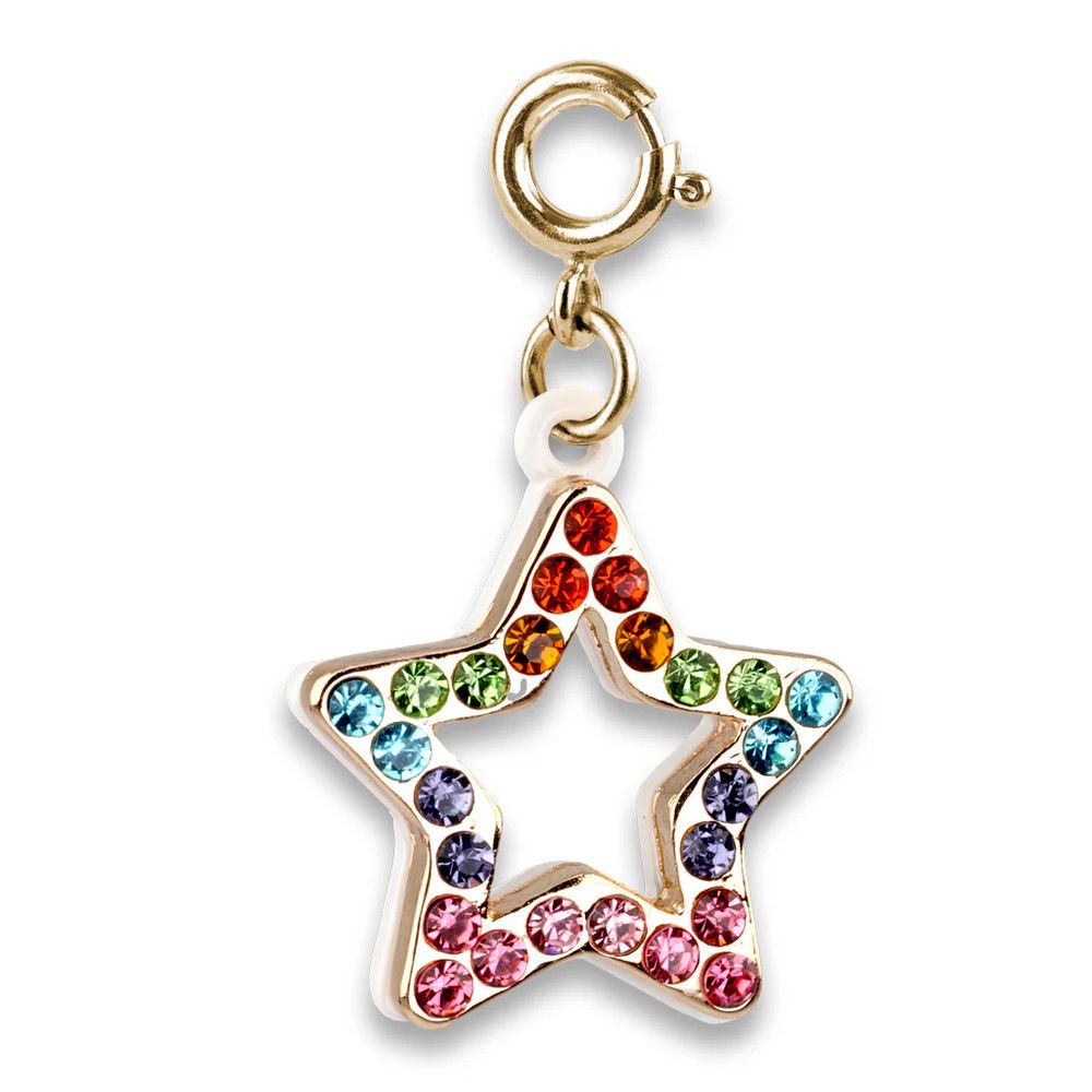 Charm It Rainbow Sparkle Star Charm