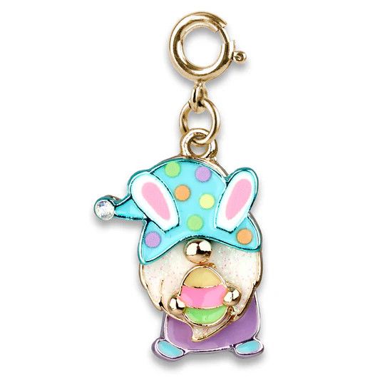 Charm It Gold Easter Gnome Charm