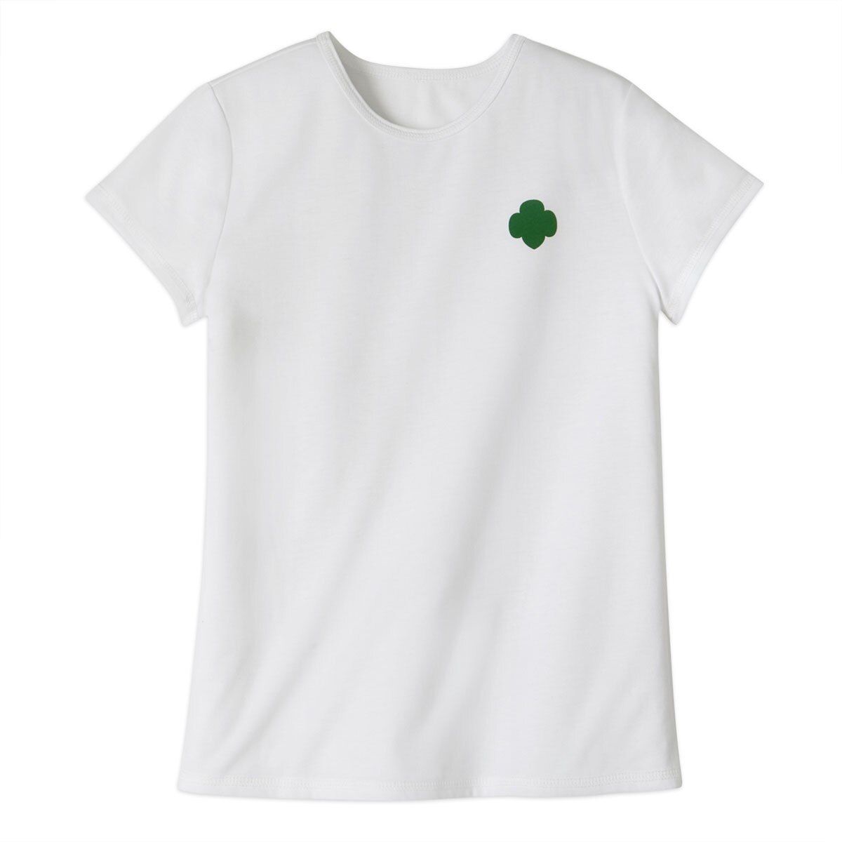 White Classic Trefoil Shirt, Size: S