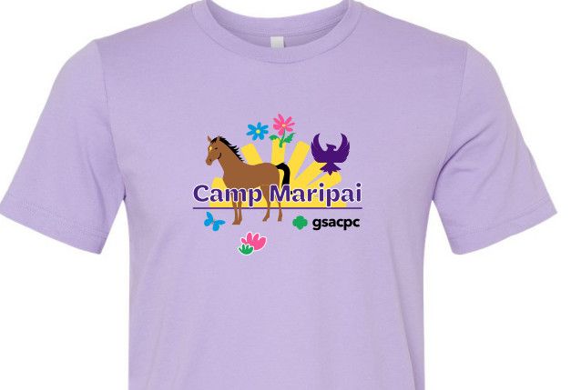 Adult Maripai Camp Shirt Lavender, Size: AS