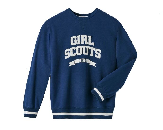 Adult Navy Varsity Pullover Sweatshirt, Size: XS