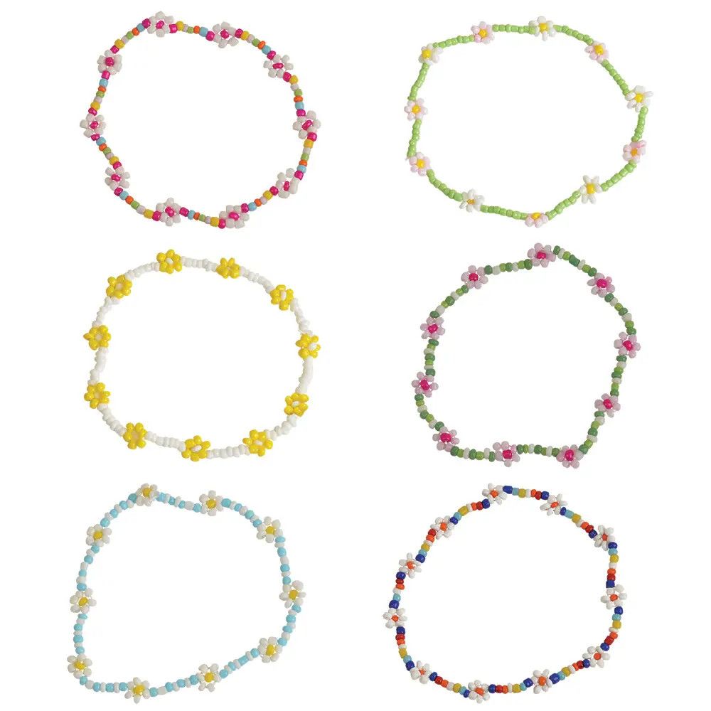 Daisy Seadbead Bracelet