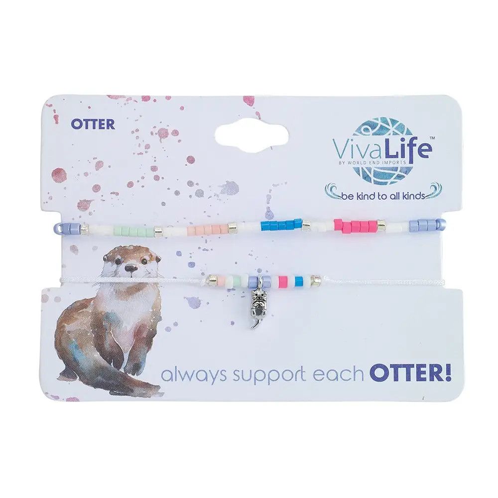 Otter Seabead Bracelet Set of 2