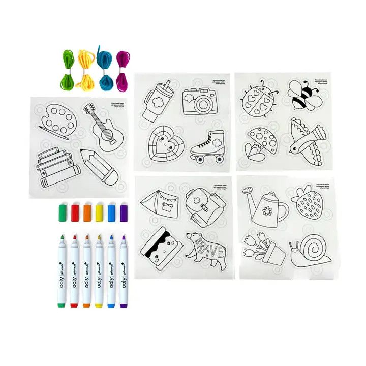 OOLY X Girl Scouts: Do-It-Yourself Shrink Art Bracelet Kit (30 Pc Set)