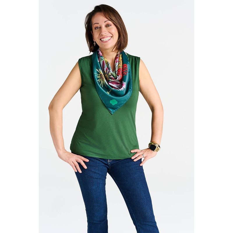 Lifetime Member Floral Scarf