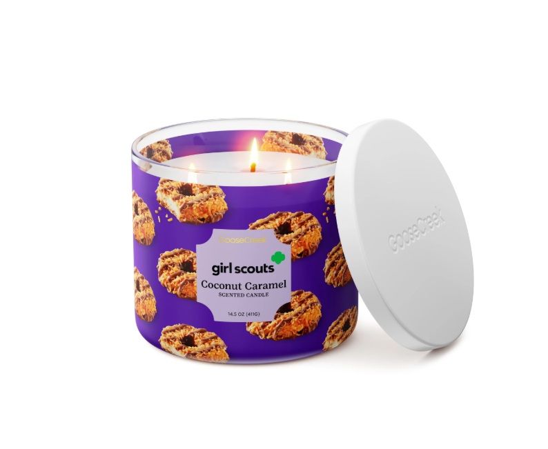 Girl Scouts Coconut Caramel 3-Wick Candle