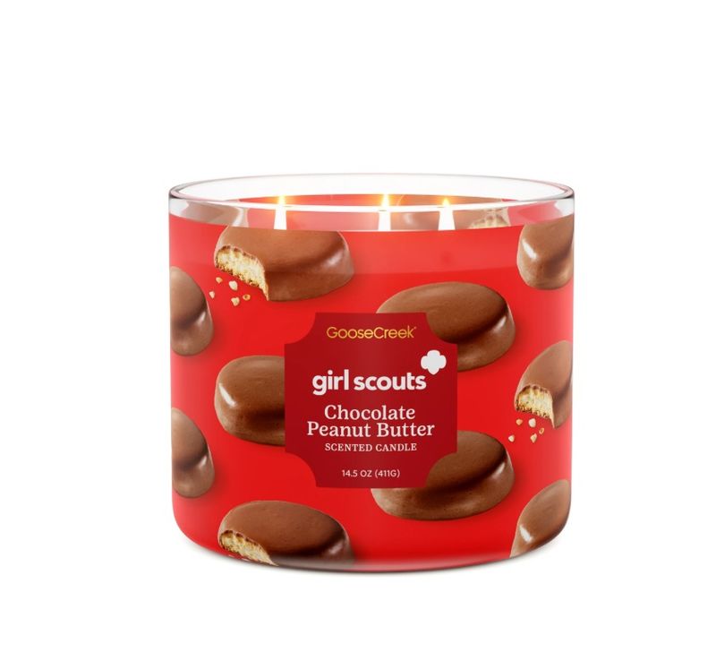 Girl Scout Chocolate Peanut Butter 3-Wick Candle