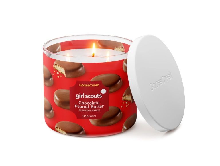 Girl Scout Chocolate Peanut Butter 3-Wick Candle