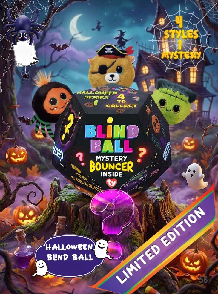 TY Halloween Blind Ball Mystery Bouncer