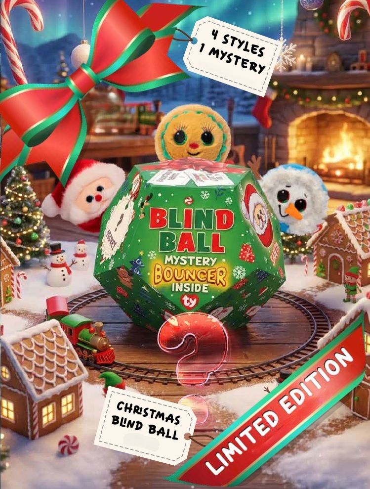 TY Christmas Blind Ball Mystery Bouncer