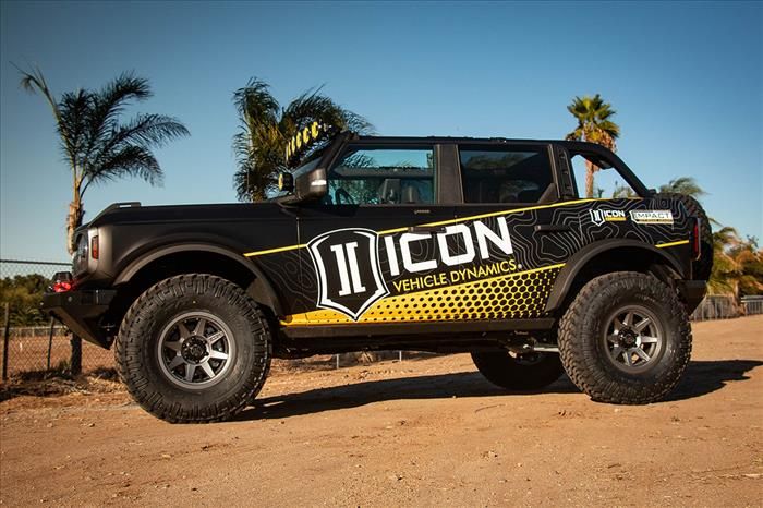 ICON 2021-2023 Ford Bronco, Billet Upper Control Arm/Delta Joint Pro Kit