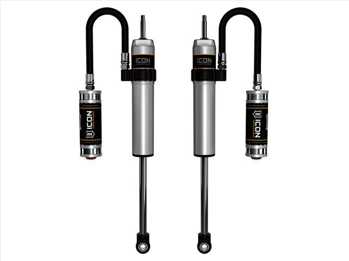 ICON 2007-2014 Toyota FJ Cruiser/2003-2024 Toyota 4Runner/2003-2023 Lexus GX, 1-3� Lift, Rear, V.S. 2.5 Aluminum Series Shocks, Remote Reservoir, Pair