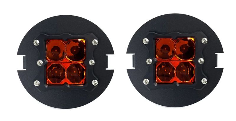 Heretic Toyota Tacoma (2005-2011) Amber LED Fog Light Kit Heretic Toyota Tacoma (2005-2011) Amber LED Fog Light Kit