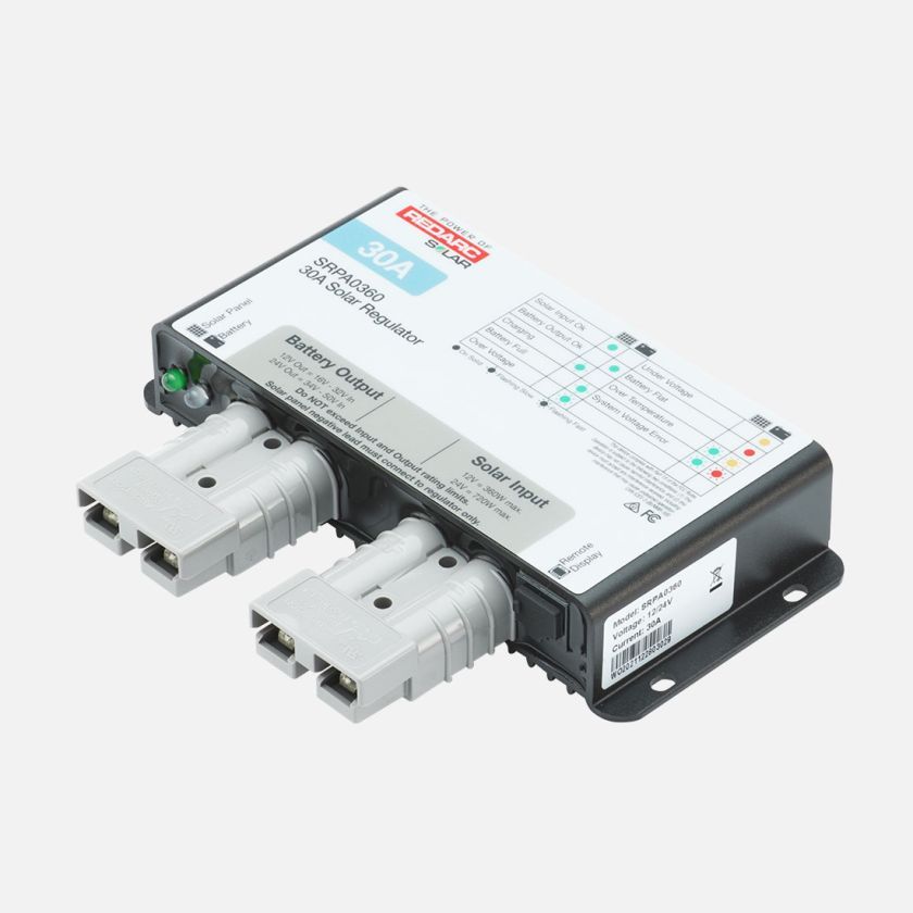 REDARC 30 AMP SOLAR REGULATOR - ANDERSON CONNECT REDARC 30 AMP SOLAR REGULATOR - ANDERSON CONNECT