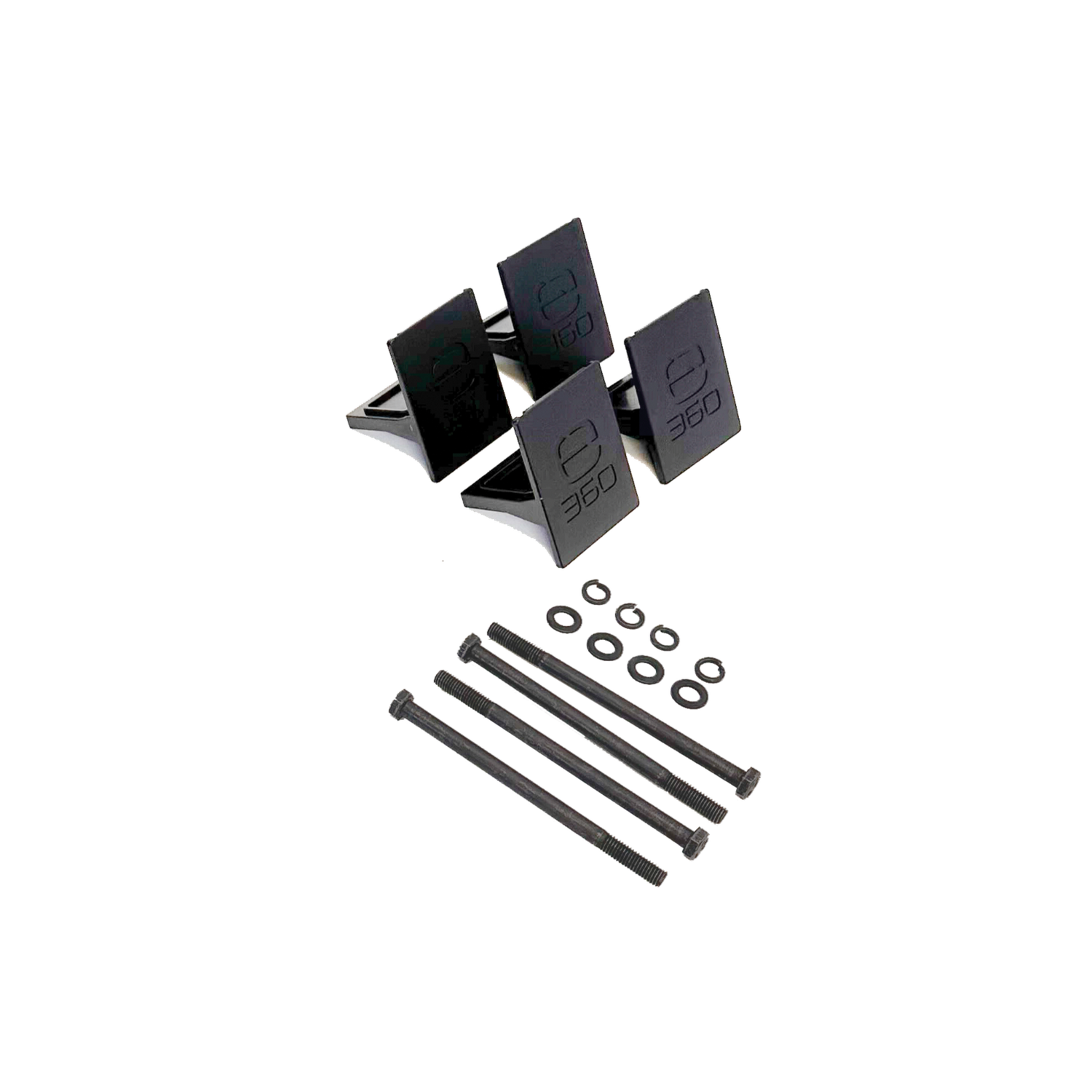 E360 EX2 2-Battery Tie Down Add-On Kit. Compatible with EX2 Edge series batteries. An EX2 base mounting kit is required for any Add-On kit.   [A]