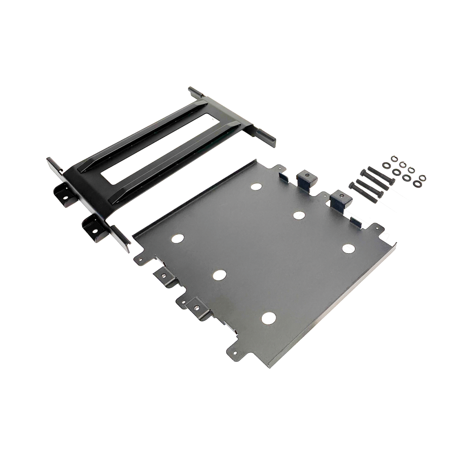 E360 EX2 Base Tie Down System. Compatible with EX2 Edge series batteries. For multiple battery installations, use this base kit along with the appropriate add-on kit. [A]