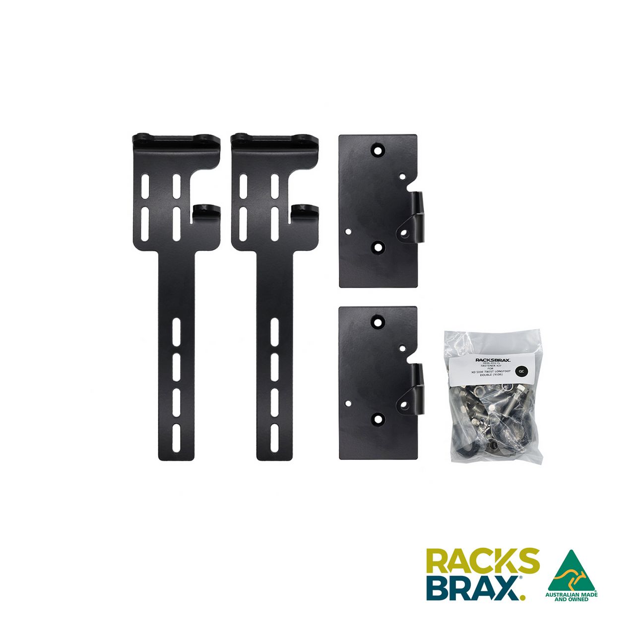 Racksbrax XD Side Twist Bracket - Long (Double)