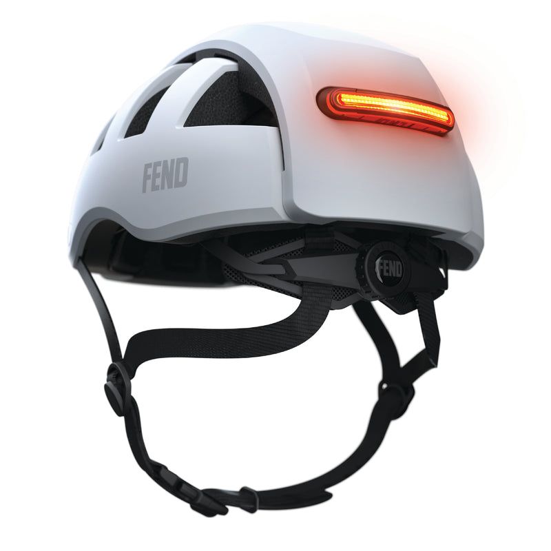 JackRabbit FEND Super Helmet + Lights Small White JackRabbit FEND Super Helmet + Lights Small White
