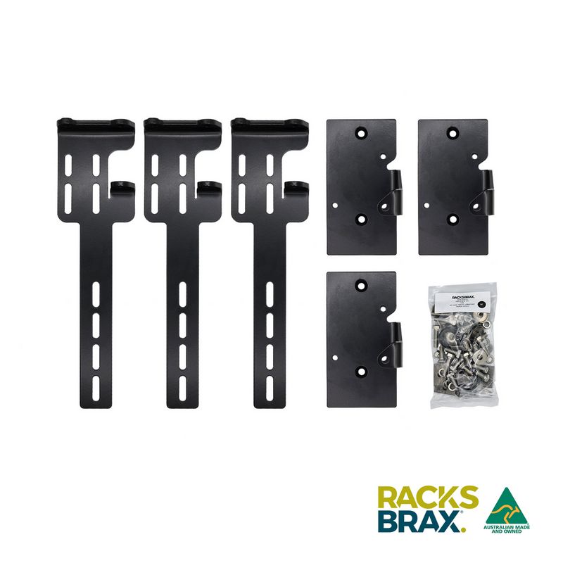 Racksbrax XD Side Twist Bracket - Long (Triple)