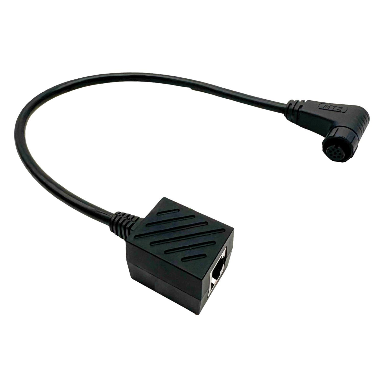 E360 12.8V GC2 CAN Bus to Victron Communication Adapter Cable: 300mm M8 Connector to RJ45 Jack [A]