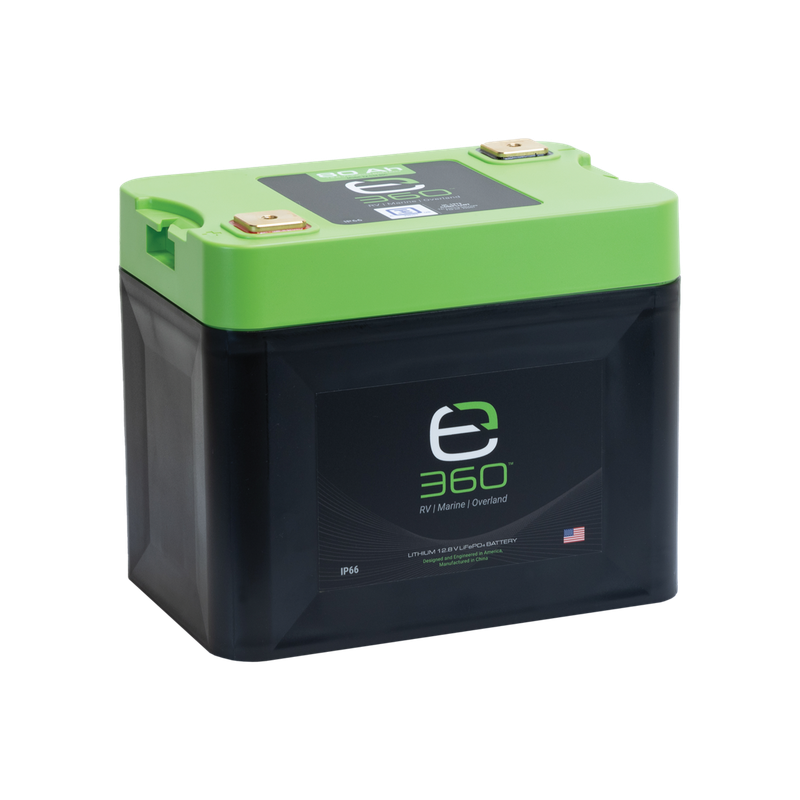 E360 12.8V 80Ah G24 High-Density LiFePO4 Deep Cycle Battery [B]