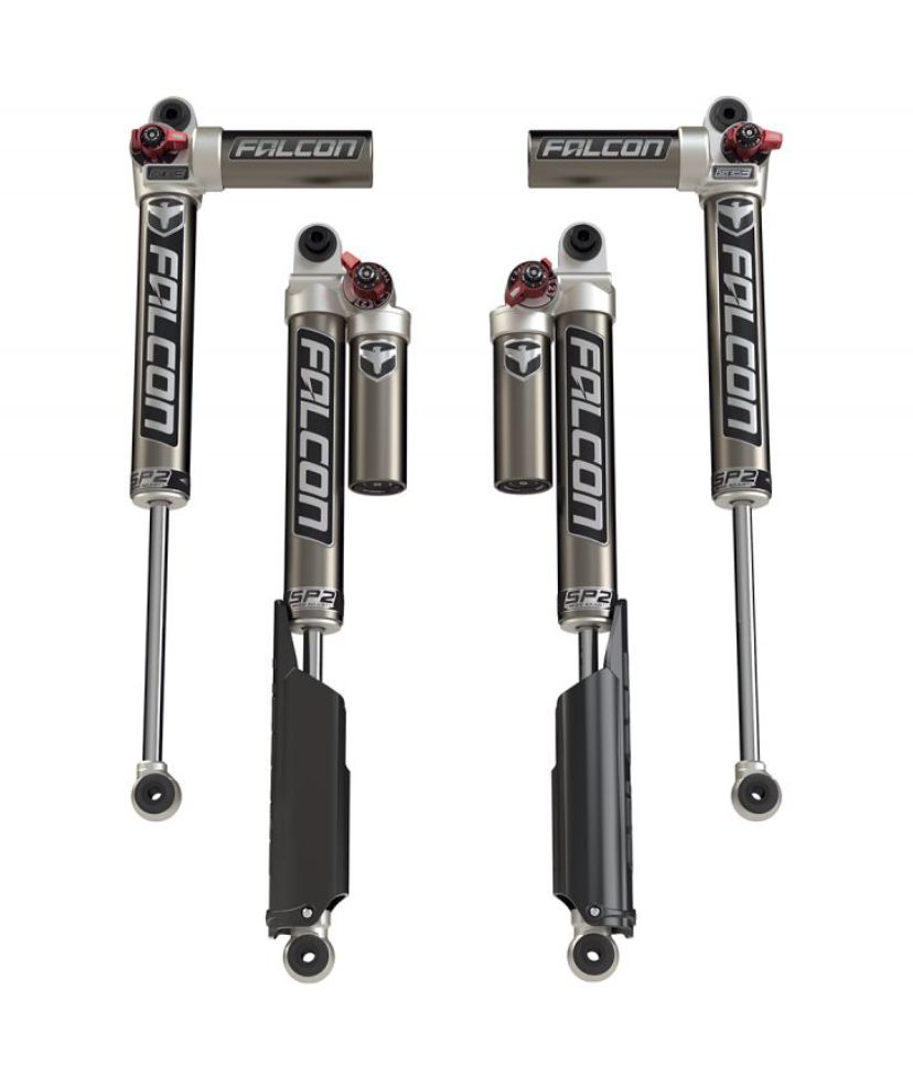 Teraflex JL 4dr: Falcon SP2 3.3 Fast Adjust Piggyback Shock Kit (2-4.5" Lift)