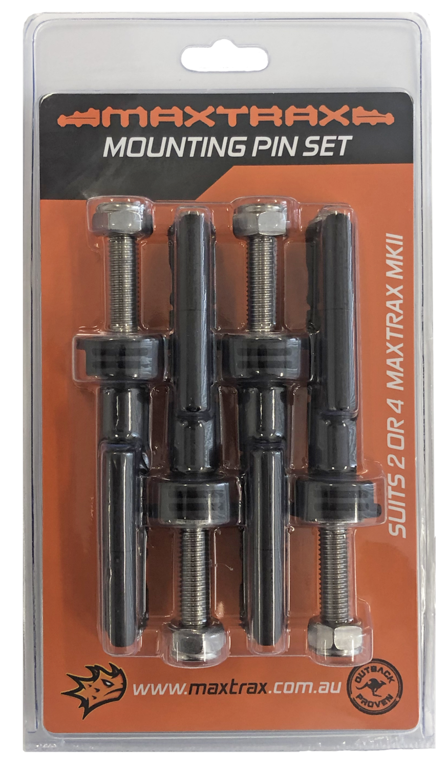MAXTRAX Mounting Pin Set - MKII 40mm