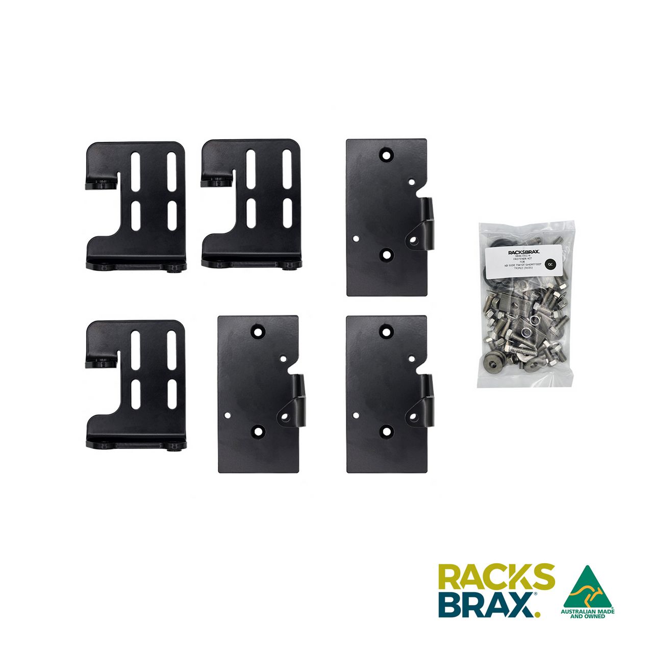 Racksbrax XD Side Twist Bracket - Short  (Triple)