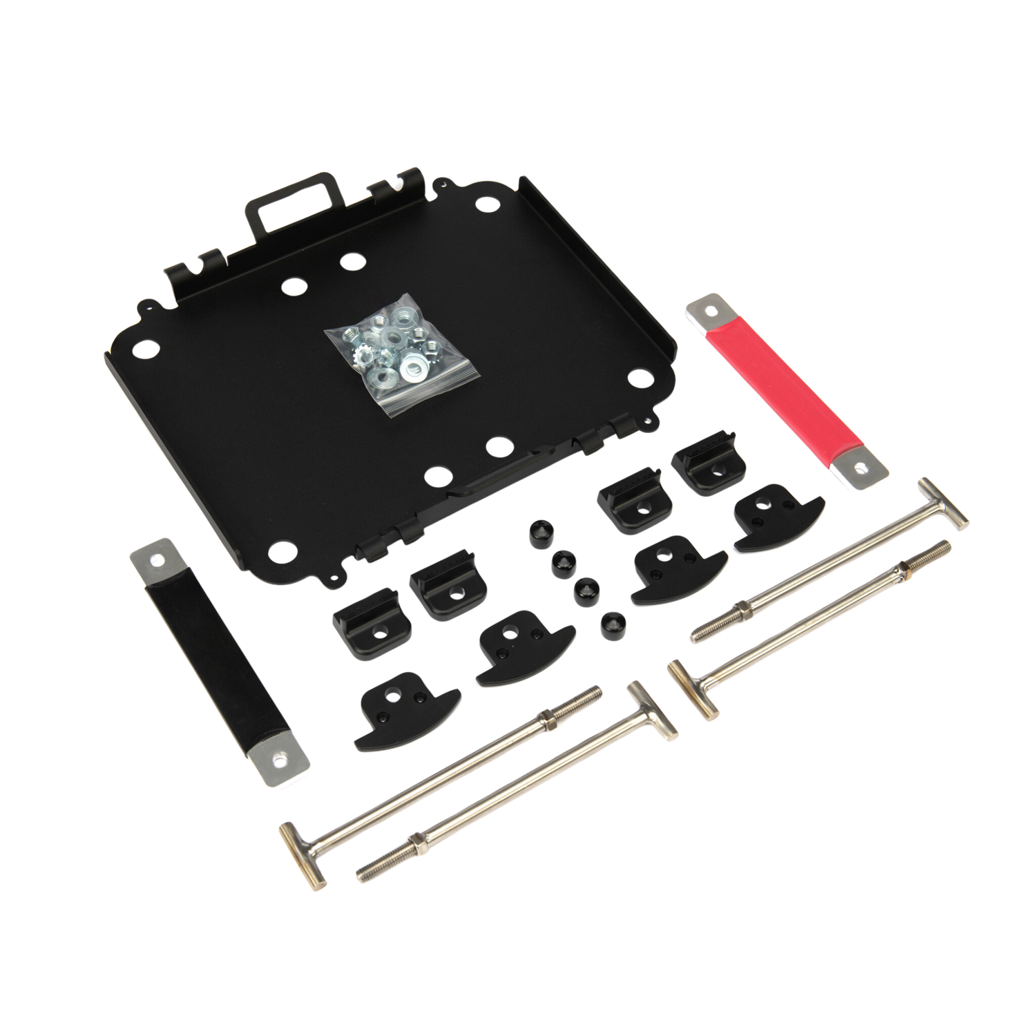 E360 Group 24 - 60, 80, 95 Ah Dual Tie Down Tray System with One Set of Bus Bars. [C]