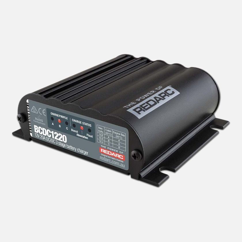 REDARC 20A In-Vehicle DC Battery Charger REDARC 20A In-Vehicle DC Battery Charger