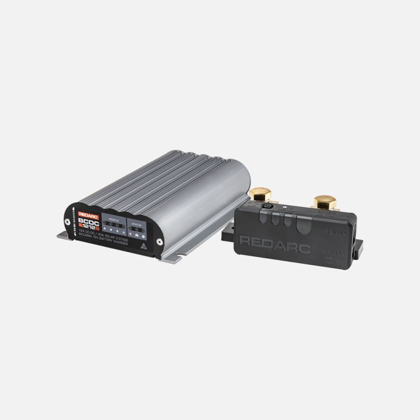 REDARC TRAILER BATTERY 12V, 12A DC/DC WITH INTERNAL 40A MPPT SOLAR CONTROLLER CHARGING KIT REDARC TRAILER BATTERY 12V, 12A DC/DC WITH INTERNAL 40A MPPT SOLAR CONTROLLER CHARGING KIT