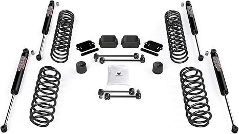Teraflex JL 4dr: 2.5" Coil Spring Base Lift Kit & 9550 VSS Twin-Tube Shocks