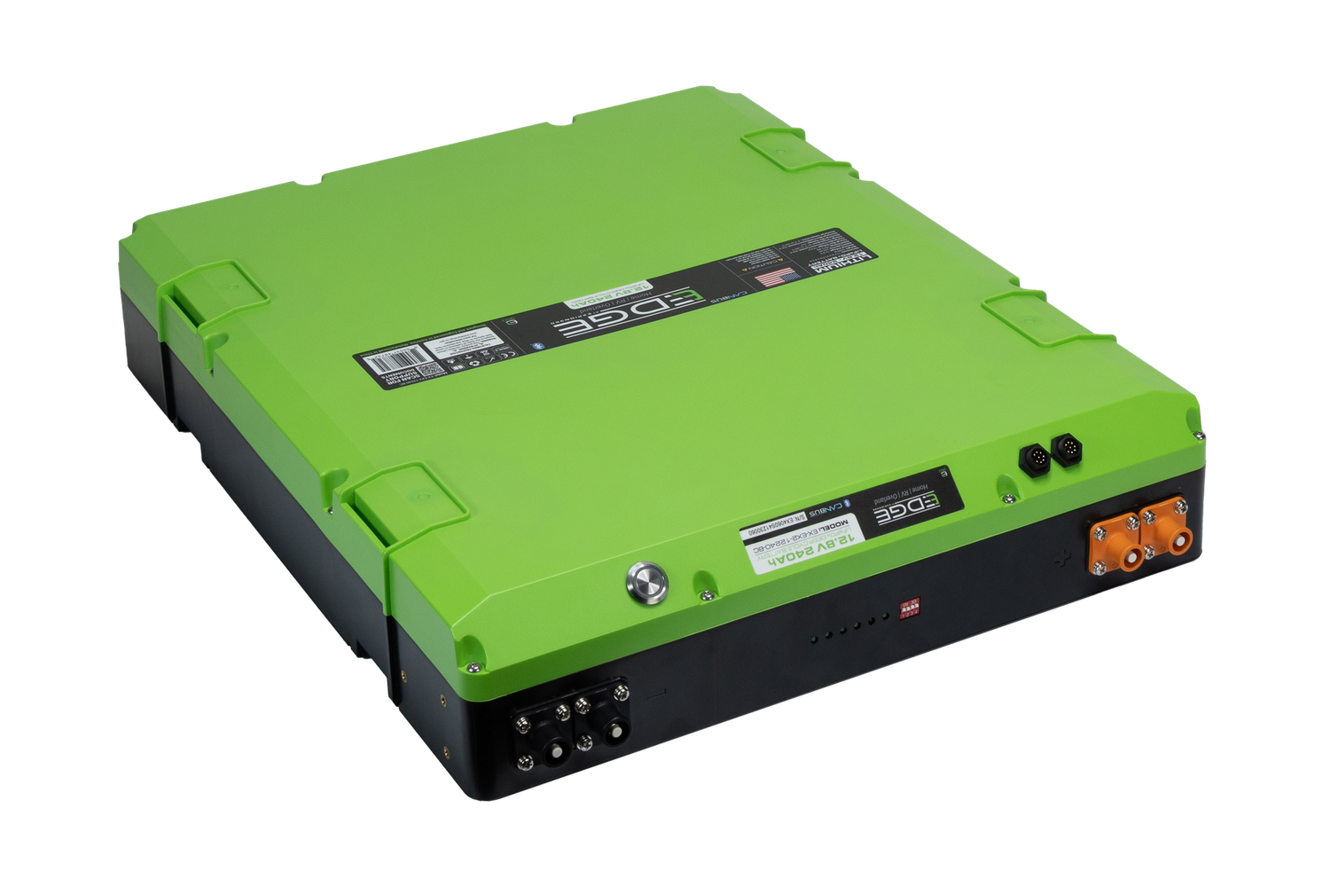 E360 12.8V 240Ah Edge LiFePO4 Deep Cycle Battery. Includes Bluetooth, CANBus, and VHC Internal Heating. [A]