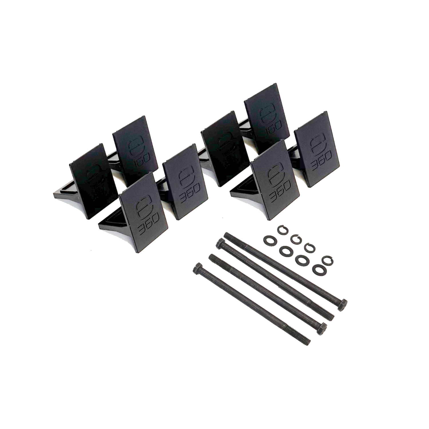 E360 EX2 3-Battery Tie Down Add-On Kit. Compatible with EX2 Edge series batteries. An EX2 base mounting kit is required for any Add-On kit.   [A]