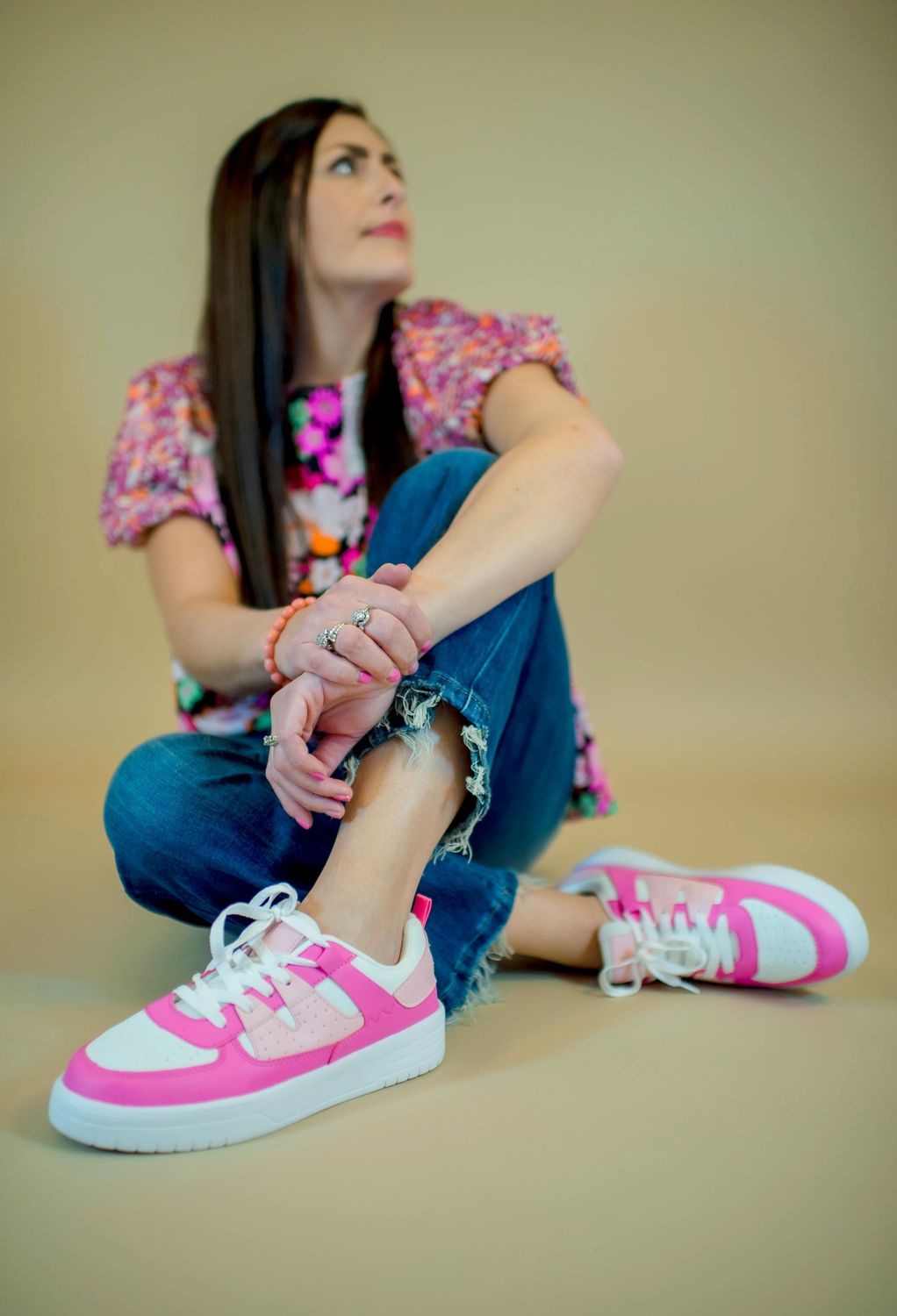 Pink Casual Sneakers