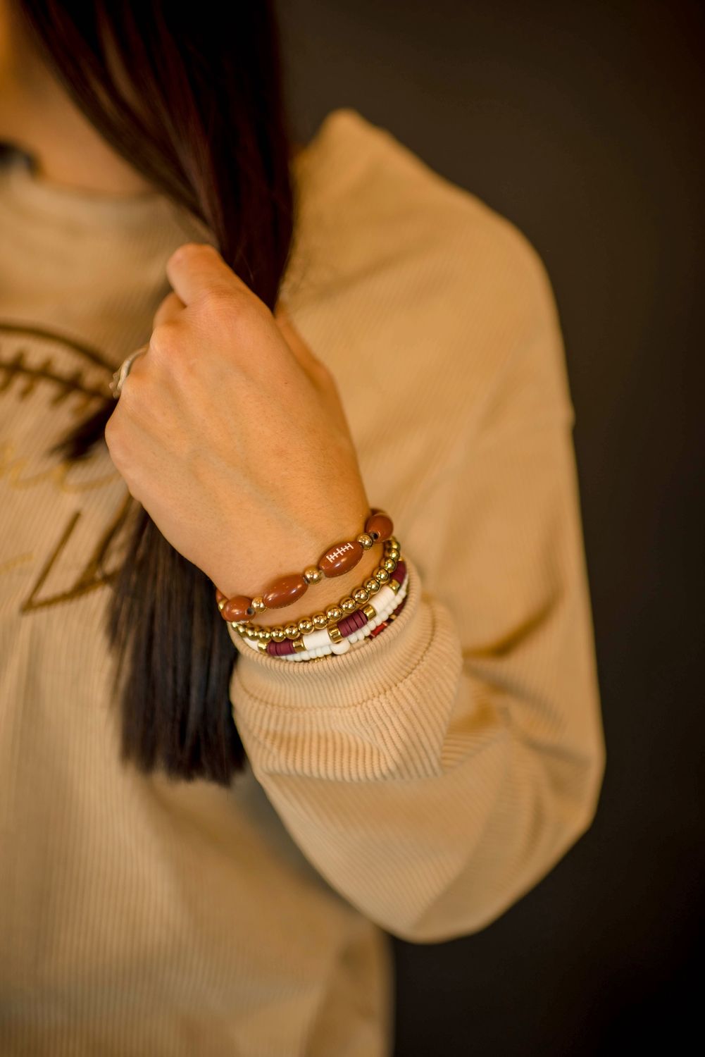 Football Bracelet 5pc