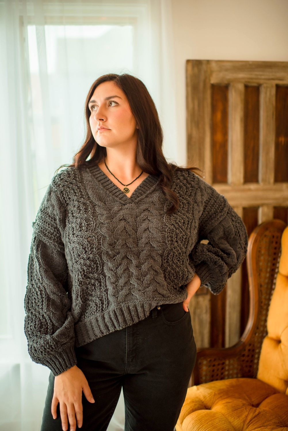 POL Grey Sweater