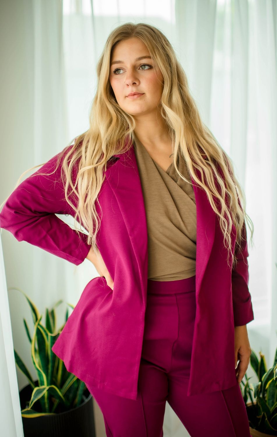 Merlot Magic Blazer