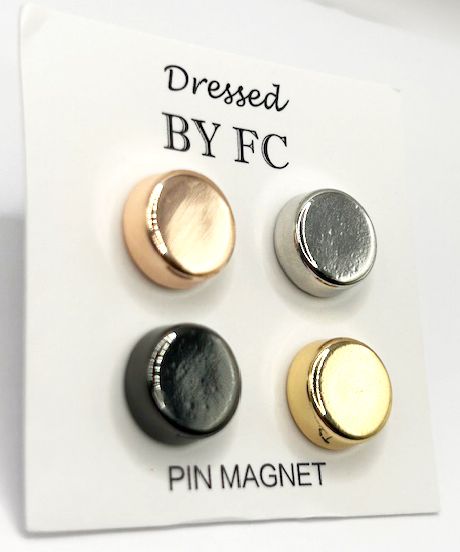 4 Rond Vlak – roségoud, zilver, zwart en goud