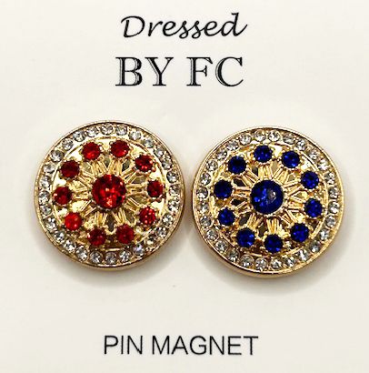 2 Large Chic: Blue & Red