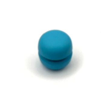 2 Rond: donkerblauw en staalblauw
