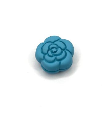4 Bloemen Mat – donkerblauw, lichtblauw, groen en roze