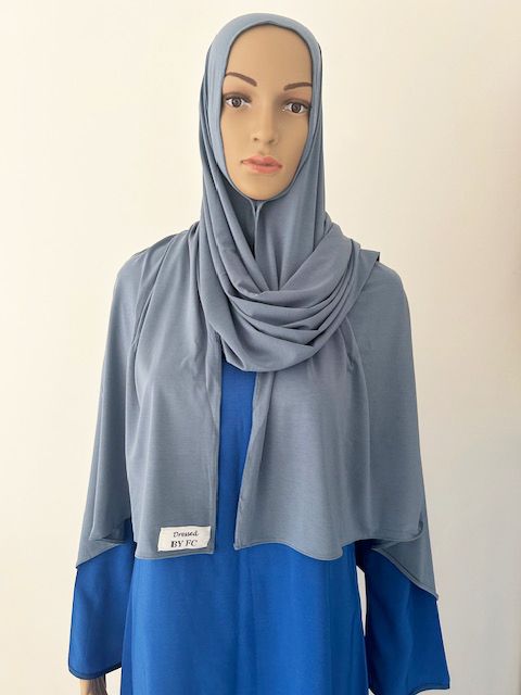 Pure Bamboo Scarf Steal Blue