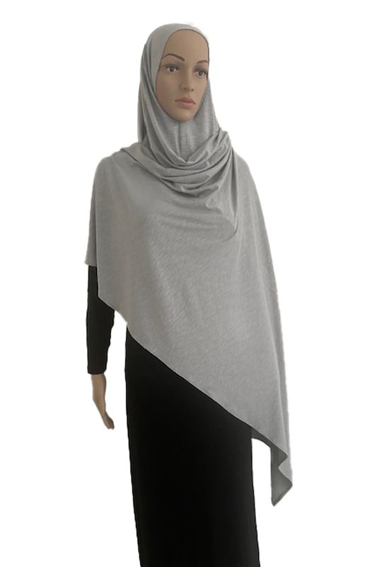 Jersey Scarf Light Grey