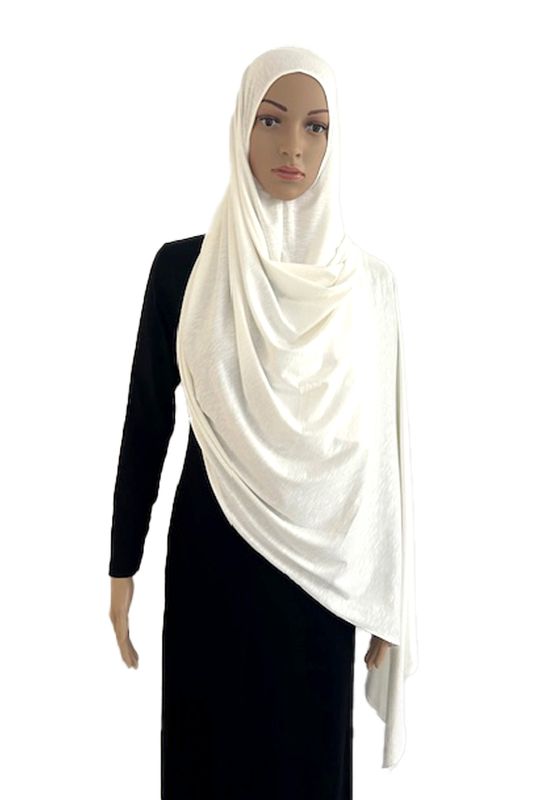 Jersey Scarf White Jersey Scarf White
