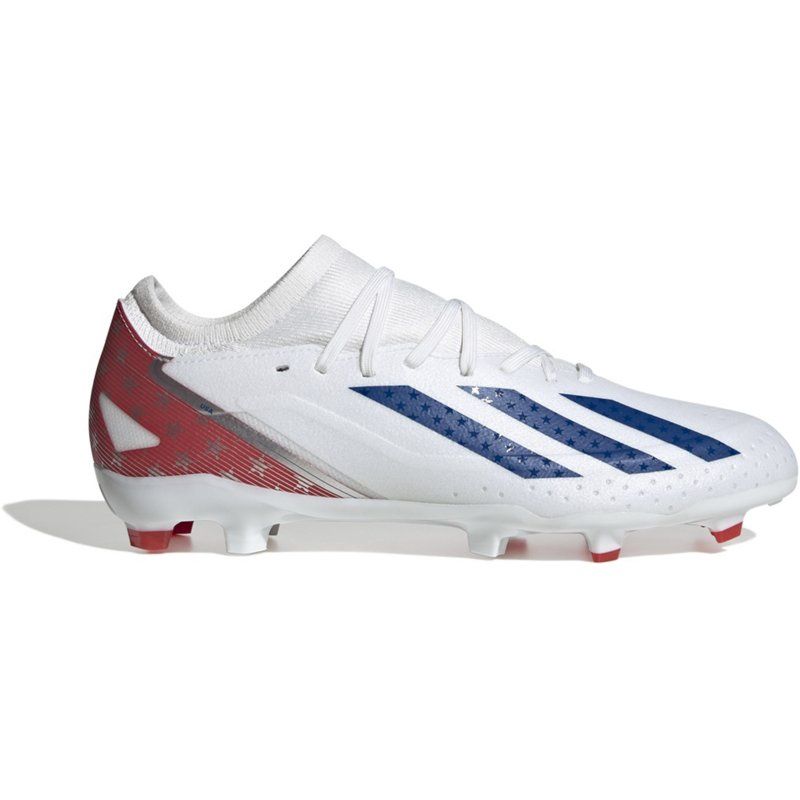 Adidas X Crazyfast USA.3 FG, Size/Color: 10.5 - White/Red/Power Blue