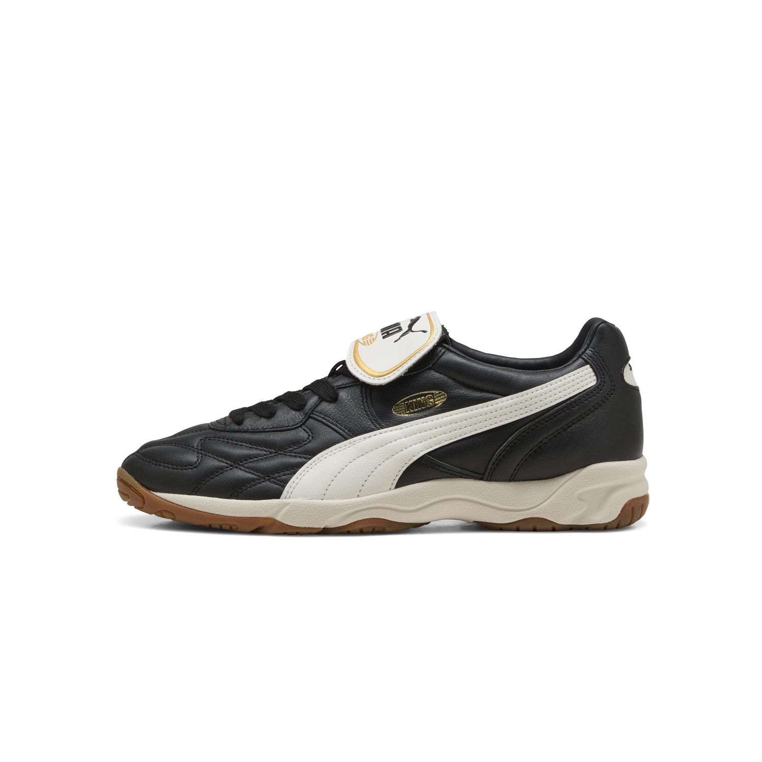 Puma King Indoor Adult Size, Size/Color: 7 - Black/Warm White